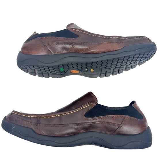 Timberland Earthkeepers Leather Loafers Brown Slip On Size 10 - Picture 5 of 6